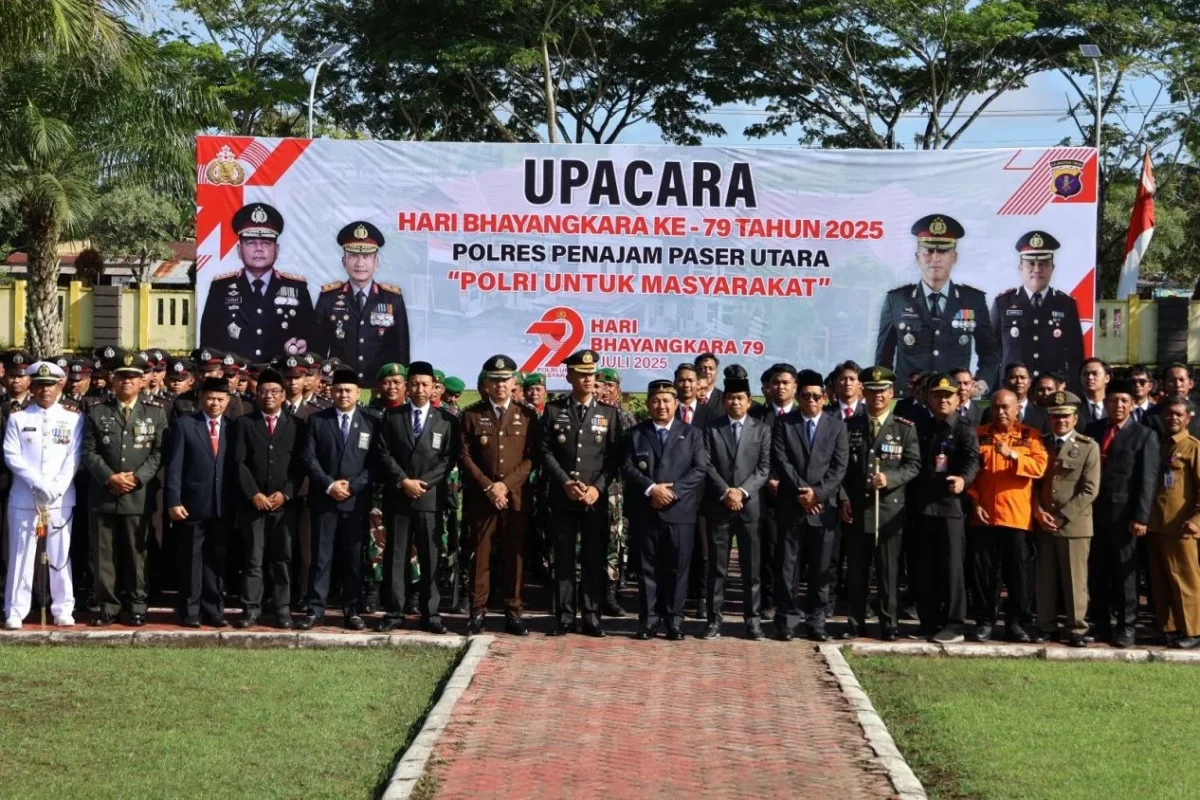 Hadiri Peringatan HUT ke-79 Bhayangkara, Bupati Mudyat Noor&hellip;