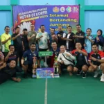 Kementerian ATR/BPN Raih Dua Piala Kategori Perorangan dan Beregu di Kejuaraan Bulutangkis KORPRI