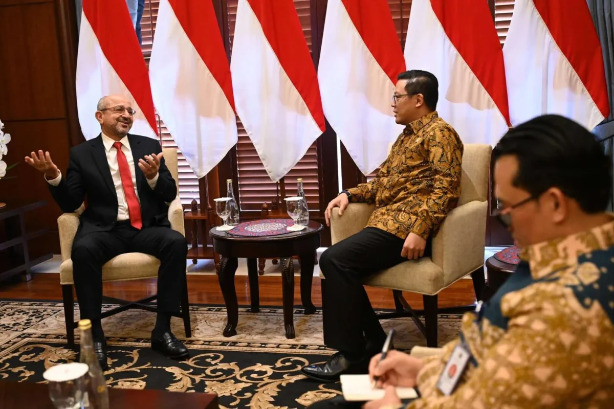Menlu Sugiono Terima Kunjungan Perpisahan Dubes Maroko