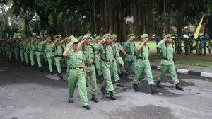 Miliki Kontribusi Besar, Pemerintah Diminta Tingkatkan Kesejahteraan Anggota Linmas