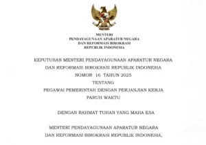 RESMI! Kemenpan RB Terbitkan Keputusan Soal PPPK Paruh Waktu