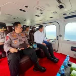 Kapolri Tinjau Langsung Penanganan Karhutla Riau dari Udara