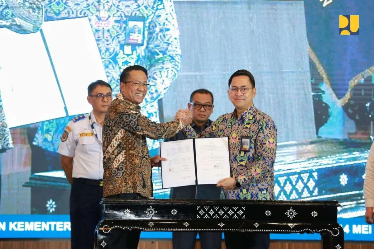 Kementerian PU Tandatangani MoU dengan Kementerian Hukum