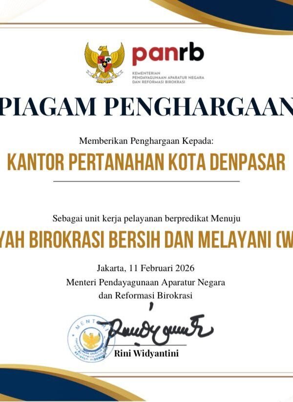 Bukti Pelayanan Publik yang Bersih dan Akuntabel, Kantah&hellip;