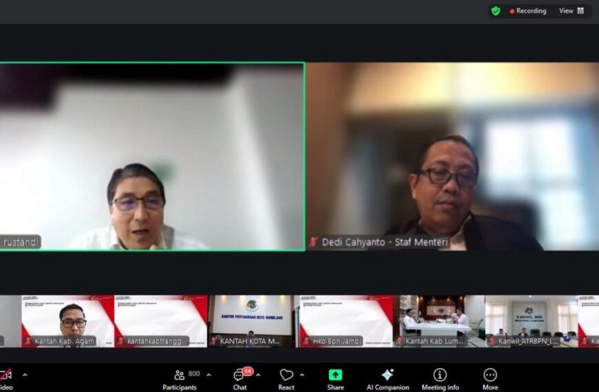 Kementerian ATR/BPN Sosialisasikan Hasil SPI KPK 2025 ke&hellip;