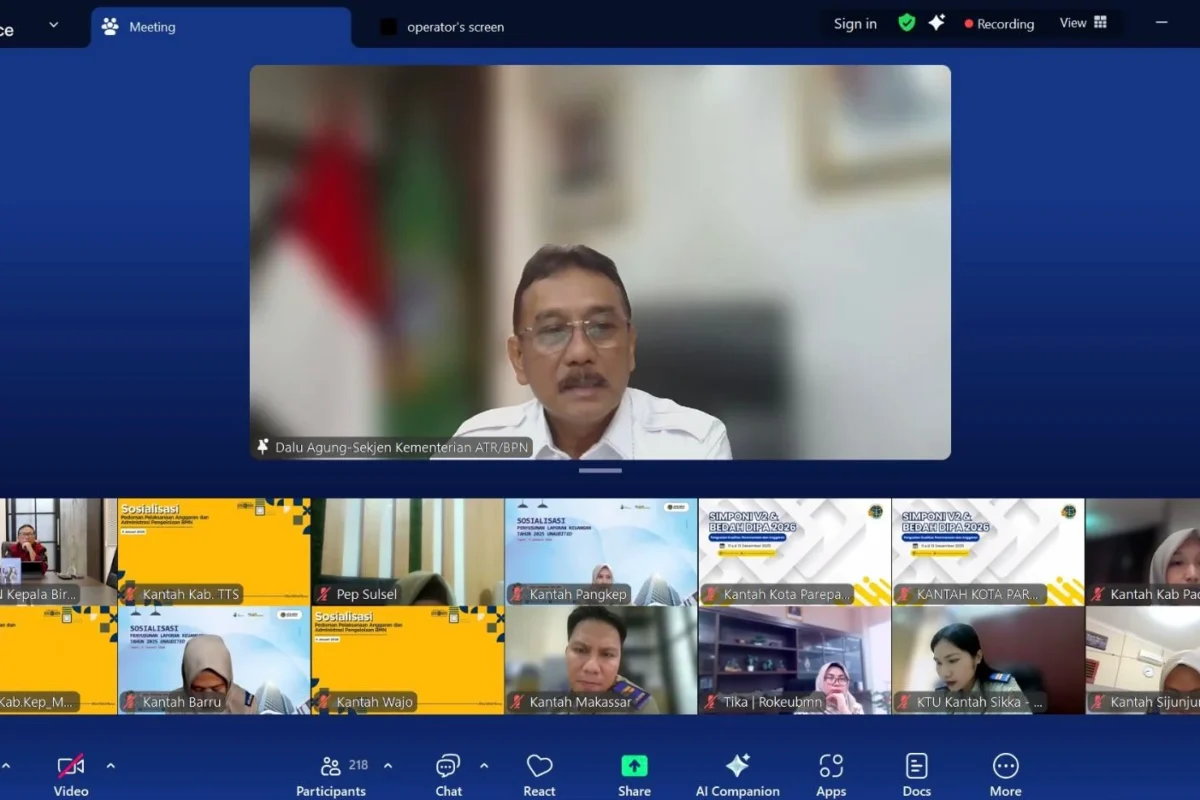 Perencanaan Diperkuat Strategis lewat Sinkronisasi Program ATR/BPN 2027