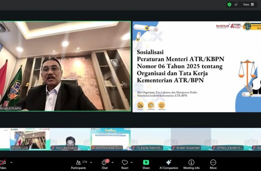 Sosialisasi Regulasi tentang Organisasi dan Tata Kerja, Sekjen&hellip;