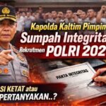 Rekrutmen Polri 2026 Dikawal Ketat, Kapolda Kaltim Pimpin Sumpah Integritas di Balikpapan