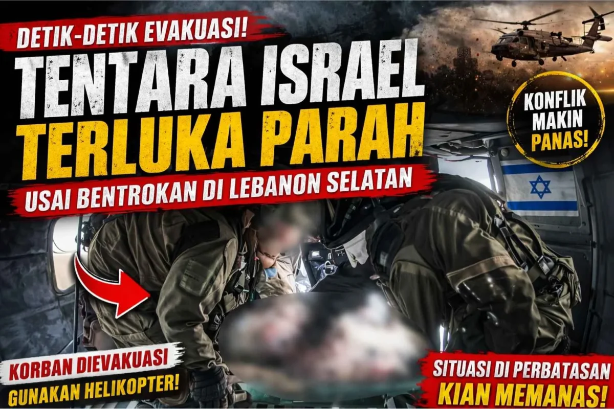 Israel Memanas: Detik Evakuasi Tentara Terluka di Lebanon&hellip;