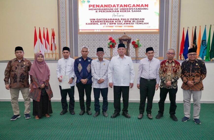 Menteri Nusron dan Rektor UIN Datokarama Palu Teken&hellip;