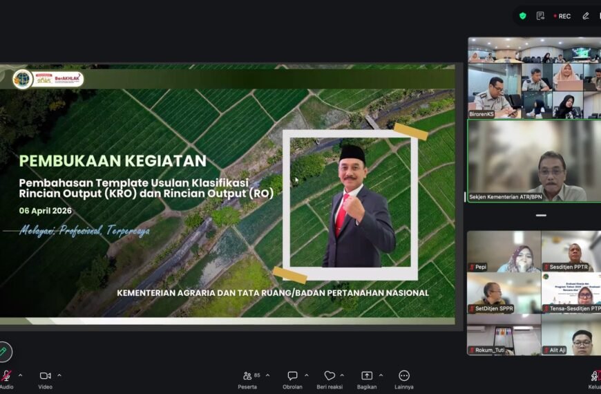 Kementerian ATR/BPN Bahas Dasar Penyusunan Anggaran 2027, Fokuskan&hellip;