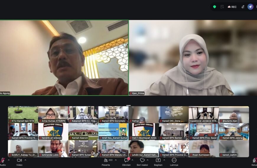 Entry Meeting Pelaksanaan Audit Kinerja 2026, Sekjen ATR/BPN:&hellip;