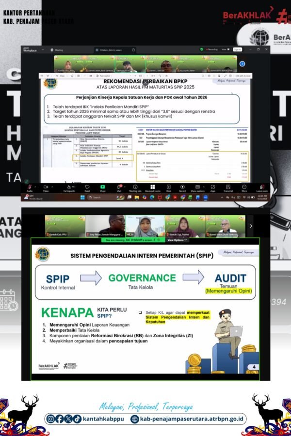 Perkuat Tata Kelola, Kantah PPU Ikuti Coaching Clinic&hellip;