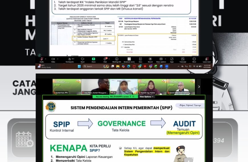 Perkuat Tata Kelola, Kantah PPU Ikuti Coaching Clinic&hellip;
