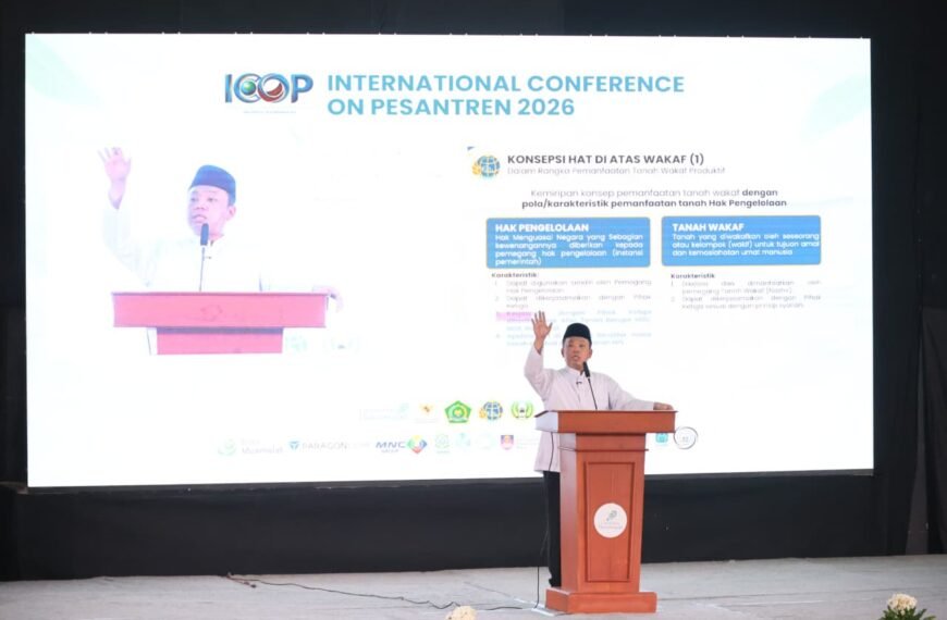 Bicara dalam International Conference on Pesantren 2026, Menteri&hellip;