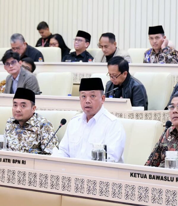 Menteri Nusron Laporkan Realisasi Anggaran Kementerian ATR/BPN Tahun…