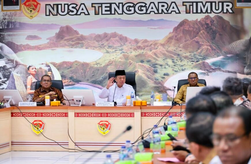 Rakor Bersama Pemda Se-NTT, Menteri Nusron Minta Dukungan…