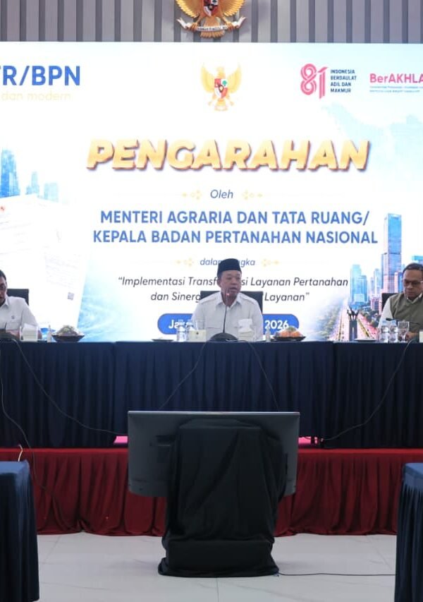 Sebarkan Semangat Transformasi Layanan Pertanahan, Menteri Nusron: Untuk&hellip;