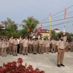 DORONG SEMANGAT KERJA DAN KEDISIPLINAN, KANTOR PERTANAHAN KAB. PPU MELAKSANAKAN APEL PAGI
