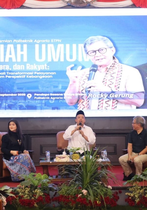Isi Kuliah Umum di Politeknik Agraria STPN, Rocky…
